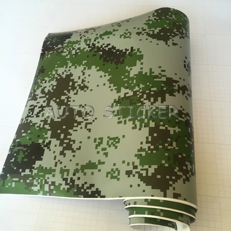army green digit camo vinyl sticker 6