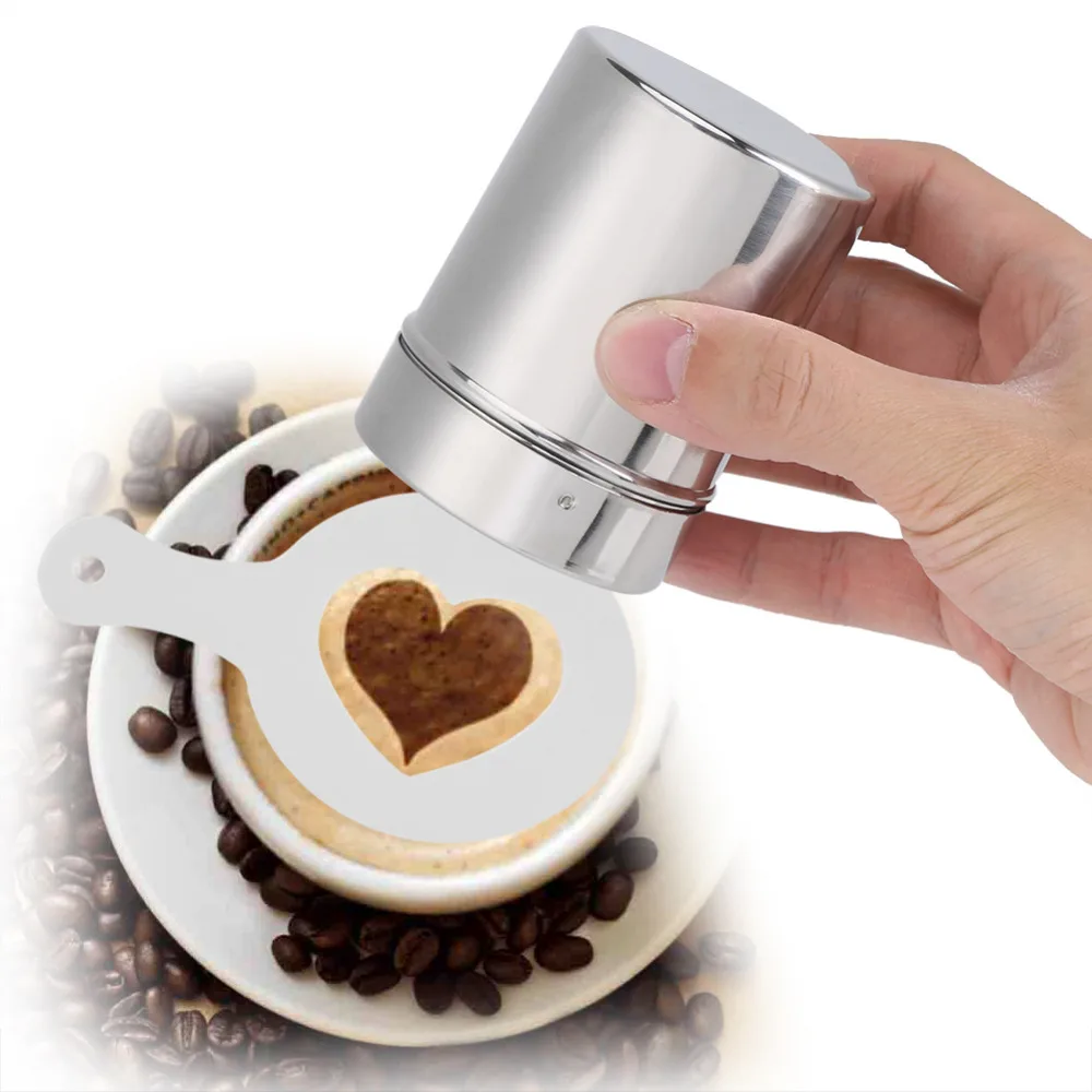 Stainless Steel Coffee Shaker Chocolate Shaker Cocoa Flour Coffee