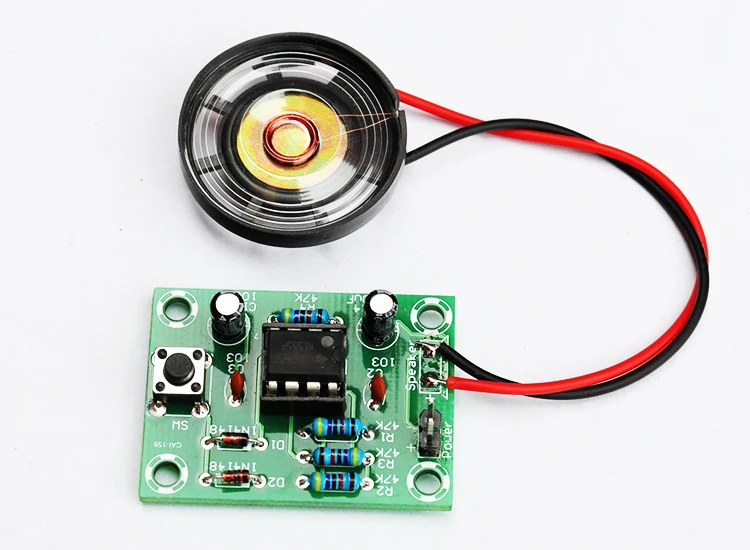 Diy Электронный набор NE555 дверной звонок набор электронная сварочная практика Цифровая музыка электронная продукция Сделай Сам обучение