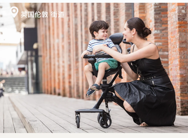 Dsland Doux bebe INBB finfin stok, самокат, детская коляска, 2 стороны, высокая, роскошный зонт, коляска, Трайк, супер стабильный, удобный инструмент для покупок