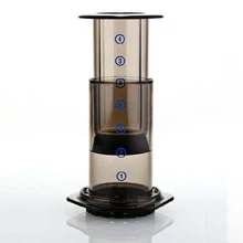 Newcomdigi Uso Doméstico portátil AeroPress cafetera espresso cafetera y Similares filtros + 350 unids cafetera papel de filtro