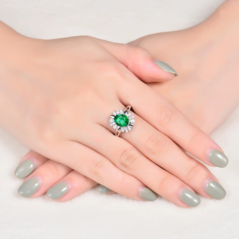 Обручальное кольцо с натуральным изумрудом 14 к|emerald engagement ring|jewelry gold ringsjewelry ring |