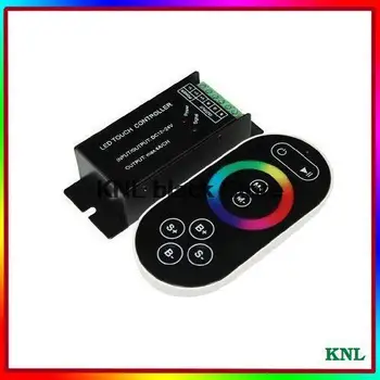 

LED Touch Remote RGB controller, DC 12V 24V 8key RF Remote Control led Controller for flexible strip lighting, wall washer lamp,