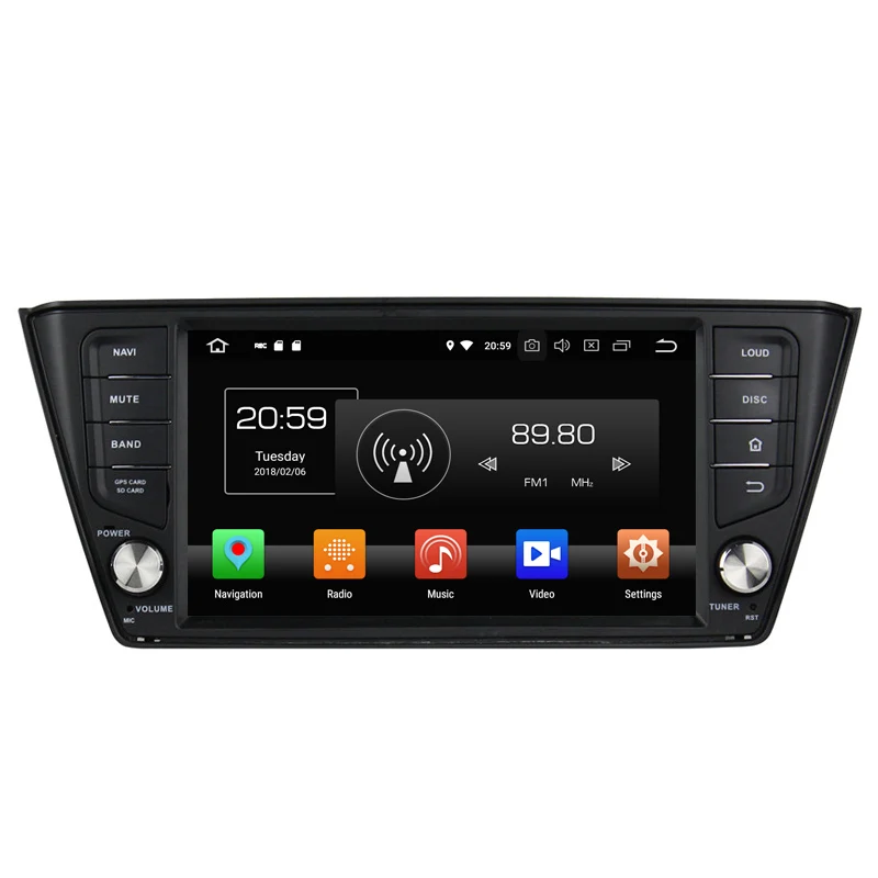 NaviTopia 4G ram 64G rom 8 Core Автомобильный gps навигация для Skoda Fabia 2015 2016 2017 автомобильный