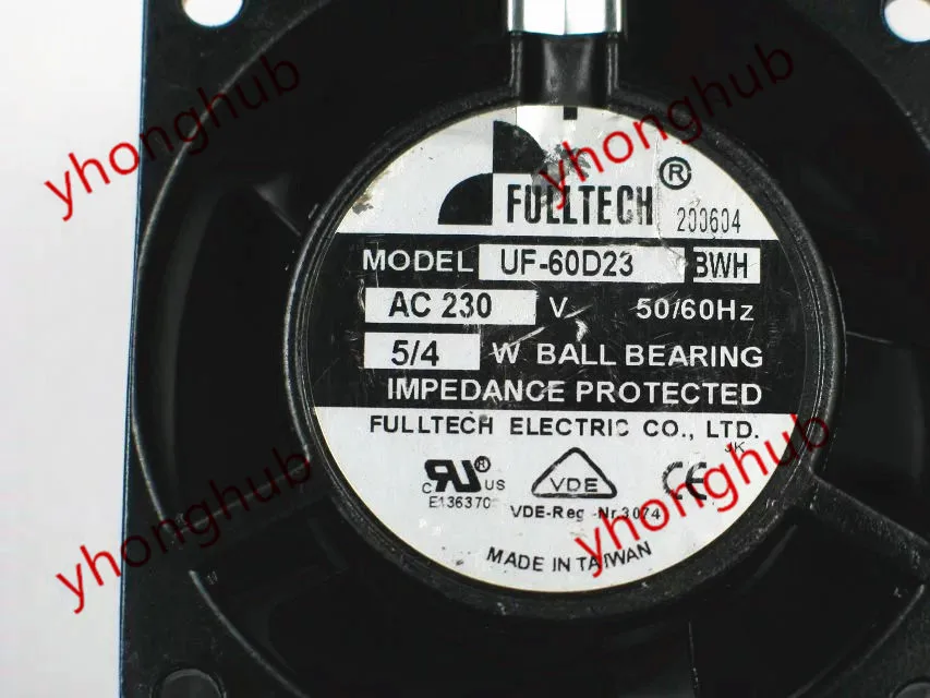 Fulltech 5 - 4w 2-fio 60x60x30mm Cooling Fan Praça Uf60d23 Bwh 230v ac - Imagem 3