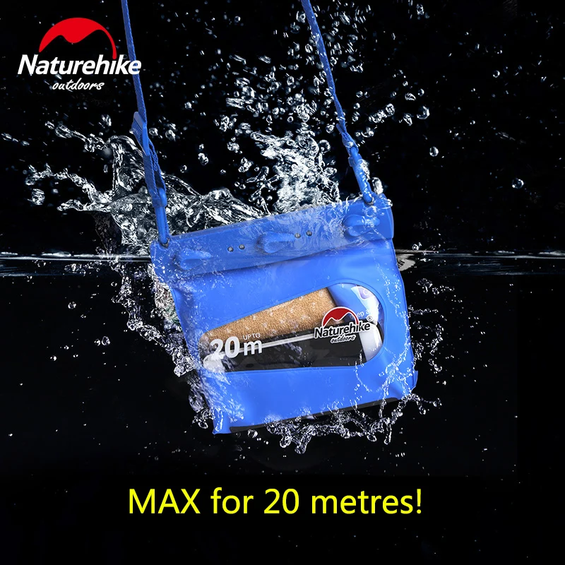 Naturehike NH17F001 SLR Cámara impermeable resistente al agua bolsa seca saco de almacenamiento de natación Canoa kayak River Trekking