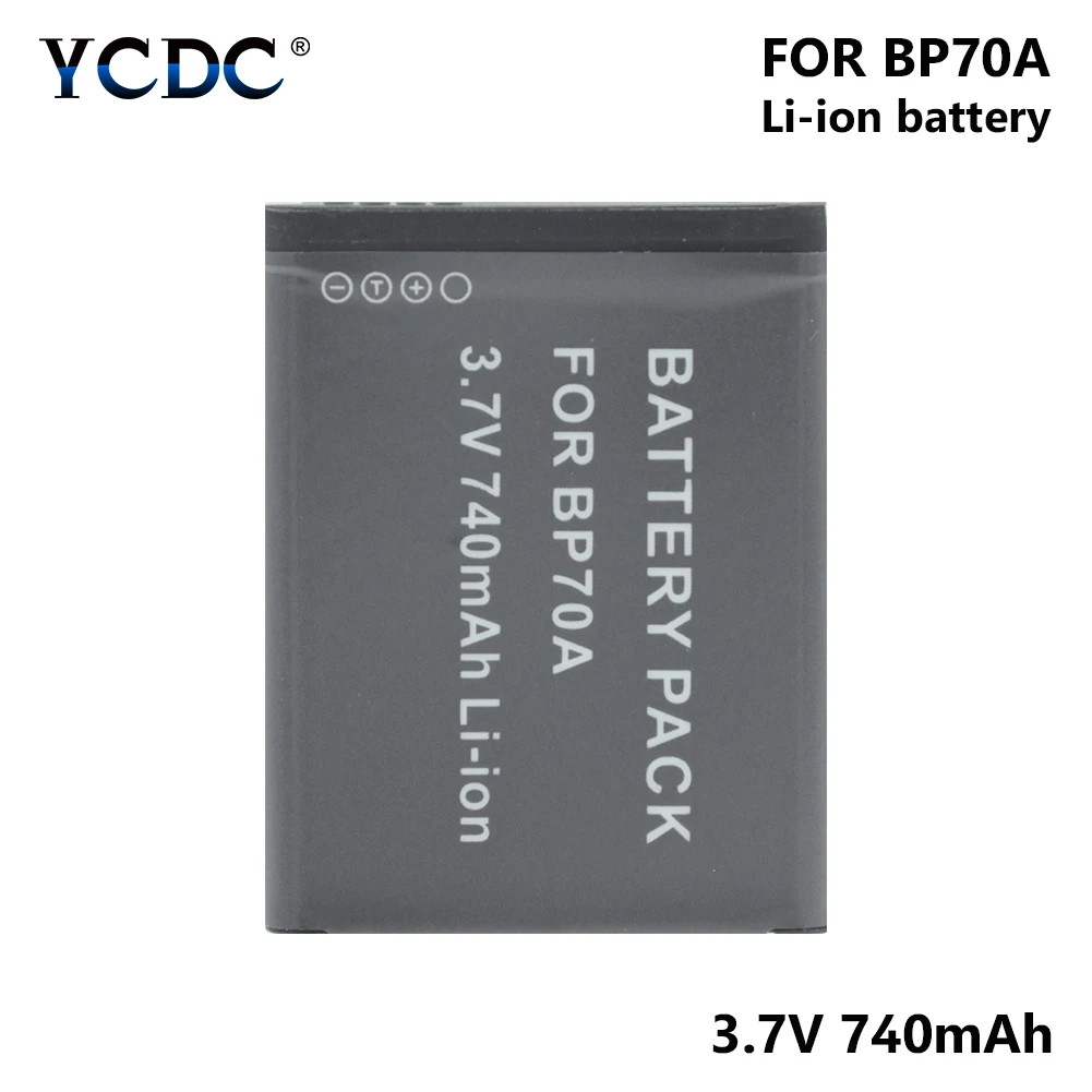 

1/2x 3.7V 740mAh Lithium Camera Batteries For Samsung TL105 TL110 TL125 TL205 WB30F WB35F WB50F WB51F WB52F WP10 DV50 DV90 PL20
