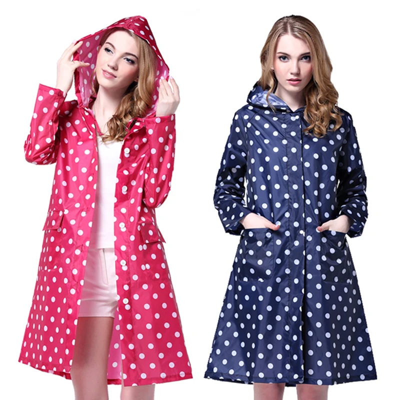 Women Raincoat Female Outdoor Travel Waterproof Riding Cloth Rain coat