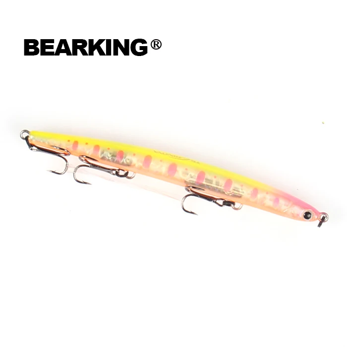 

2017 Bearking Fishing tackle Hot model new fishing lures hard bait minnow 4mixed colors, pencil bait 11cm !2g, sinking