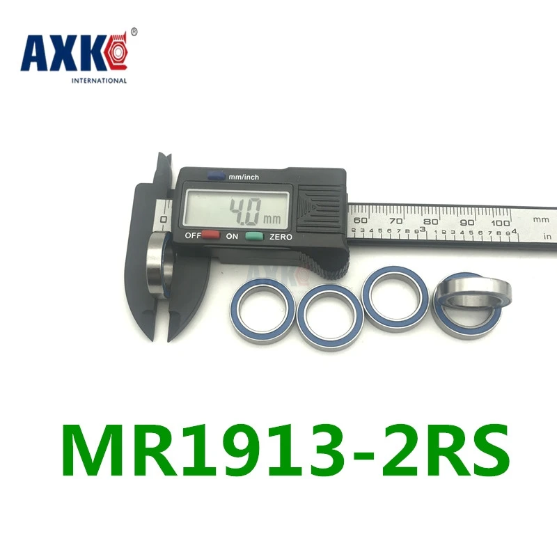 Axk 10 шт. 13x19x4 синий резиновые подшипники Abec 3 Mr1913 2rs|bearing bearing|bearing 10pcsbearing rubber |
