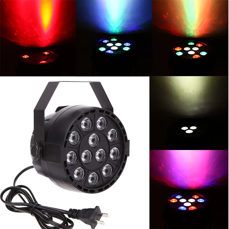 

2017 8x 15W RGBW DMX Stage Lights Business Lights Led Flat Par High Power Light with Professional for Party KTV Disco DJ