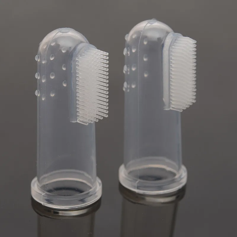 

Rubber Pet Finger Toothbrush Dog Toys Environmental Protection Silicone Glove for Dogs and Cats Clean Teeth Pet Supplies