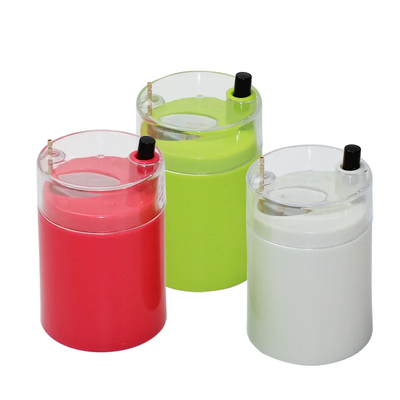 Plastic Toothpick Holder toothpick box fashion hand pressure automatic