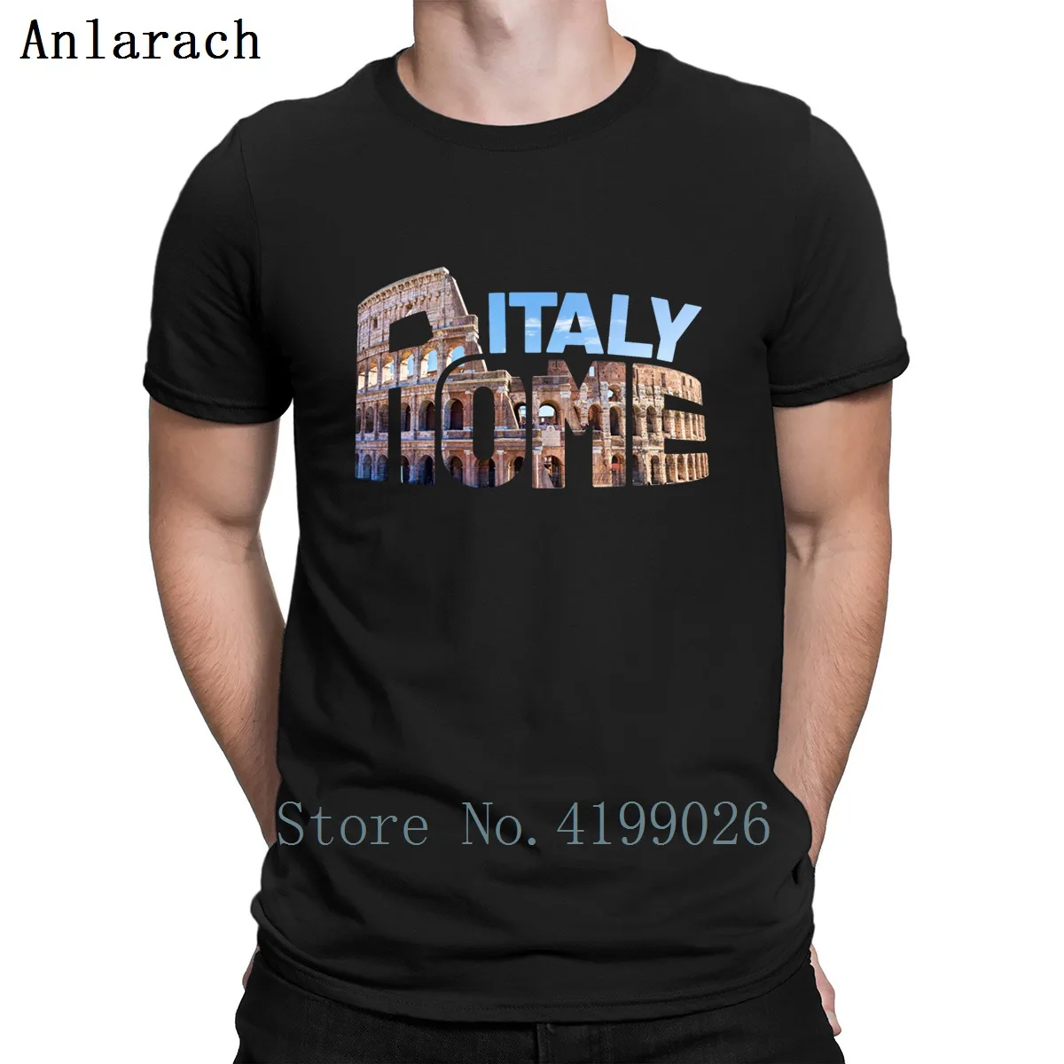 

Rome Funny Colosseum Italy Typography Souvenir T Shirt Summer 2019 Custom Men Fashions Funny T Shirts New Fashion Trendy Homme