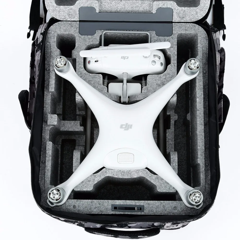 Camouflage Backpack Shoulder Bag Carry Case Backpack For DJI Phantom 4 RC Quadcopter Drone Parts Outdoor Travel Storage Bag D3