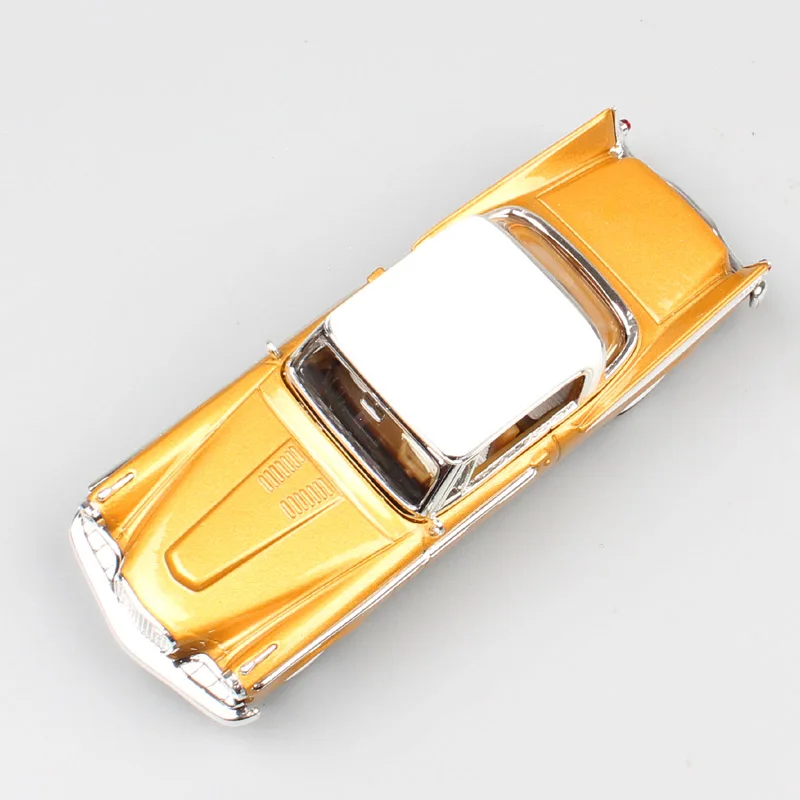 1:43 Масштаб маленькие дети роскошные 1958 Studebaker Golden Hawk V8 винтажные купе автомобили из литого металла модели автомобилей старые миниатюры игрушки