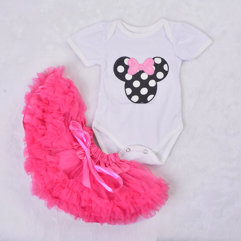 

KEIUMI Baby Doll Dress For 22-23 inch Reborn Dolls Suit For 55-57 cm Baby Girl Doll Accessories Pink Bubble Skirt Baby Clothes