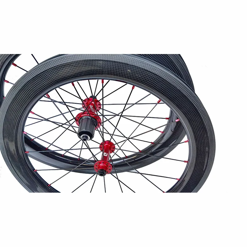 Колеса bmx 20 дюймов ширина 25 мм складные колеса из углеродного волокна для