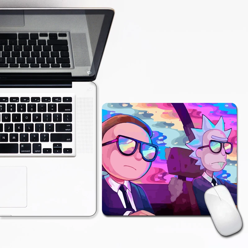 Anime Rick and Morty MousePad Large Locking Edge Speed Game Gamer gaming Mouse pad Soft CSGO Dota 2 Laptop Notebook mat
