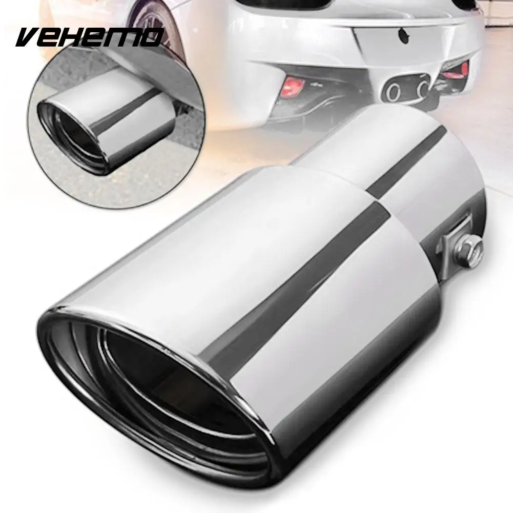 Vehemo Tail Muffler Tail Pipe Tail Throat Stainless Steel 1PC Durable