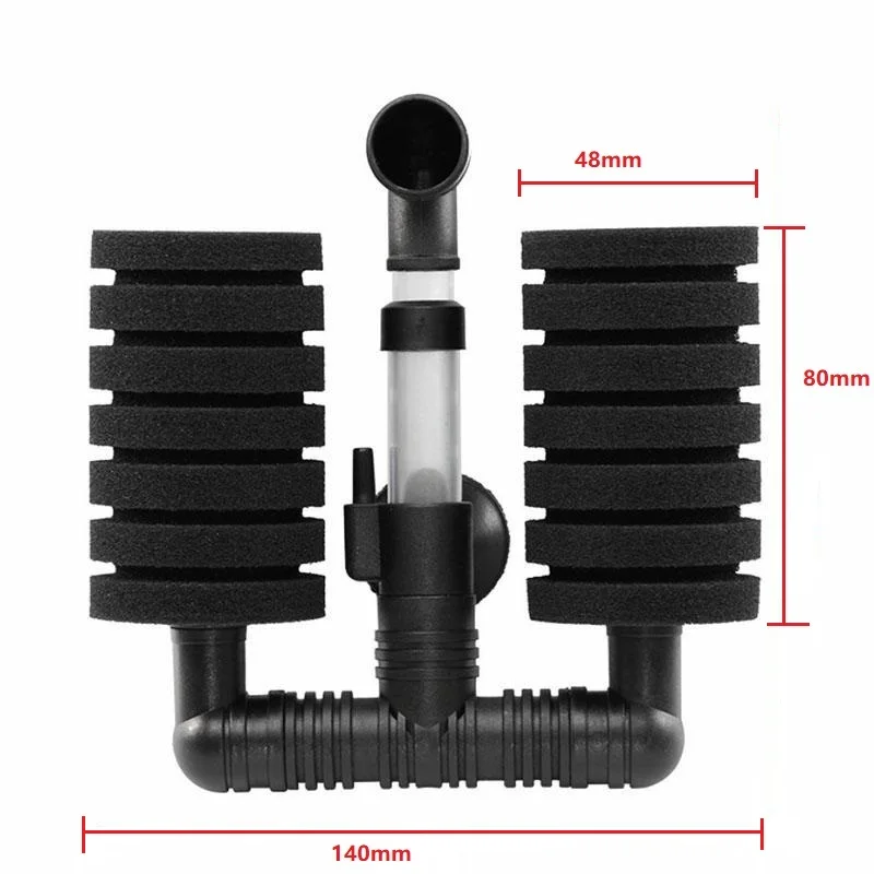 1 шт. 48x80 мм губка, аквариум фильтр для аквариума воздушный скиммер с насосом Биохимический Губчатый Фильтр для аквариума био фильтр Filtro Aquario