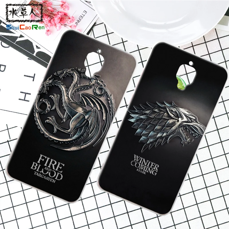 

ShuiCaoRen Silicone Case For Oneplus 3 3T A3000 Retra Game of Thrones Cover Phone Coque Ice and Fire Fundas For Oneplus 3T