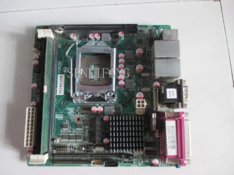 

Free shipping SV1-H612A for dual network multi-serial industrial motherboard well tested working