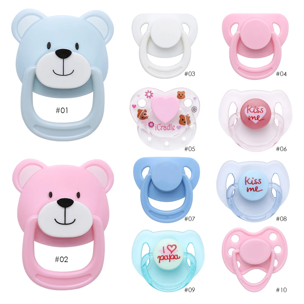 1 Pcs Magnetic Pacifier Dummy For Reborn Baby Dolls Simulating Dolls Pacifier