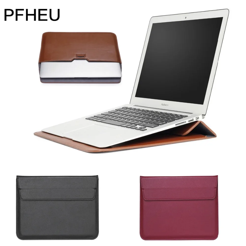 

New Mail sack Leather Bag Cover,PFHEU,For Apple macbook Pro Retina Air 11 13 15 inch,laptop Case For Mac Air 13 A1369 A1466
