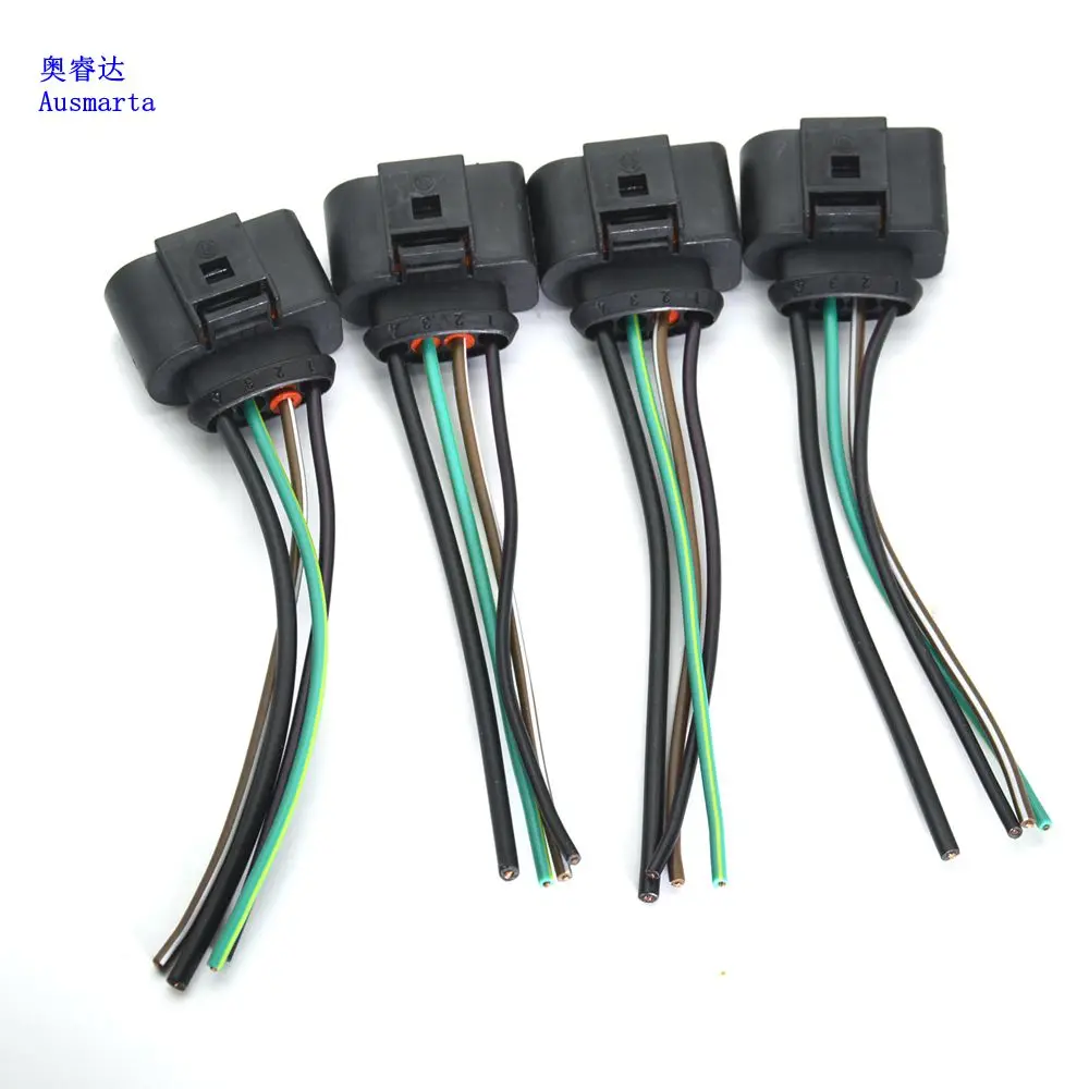 4 Pcs OEM Ignition Coil Connector Repair Kit Harness For VW Beetle Golf A4 A6 1.8T 1J0973724 1J0 973 724 1J0 973 724-in Nuts & Bolts from Automobiles ...