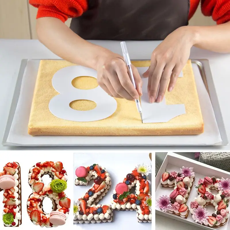 

0-9 Letters Numbers Cake Embossing Digital Stamper Cutter Fondant Mould Cutter Decorating Stencil Sugar Cake