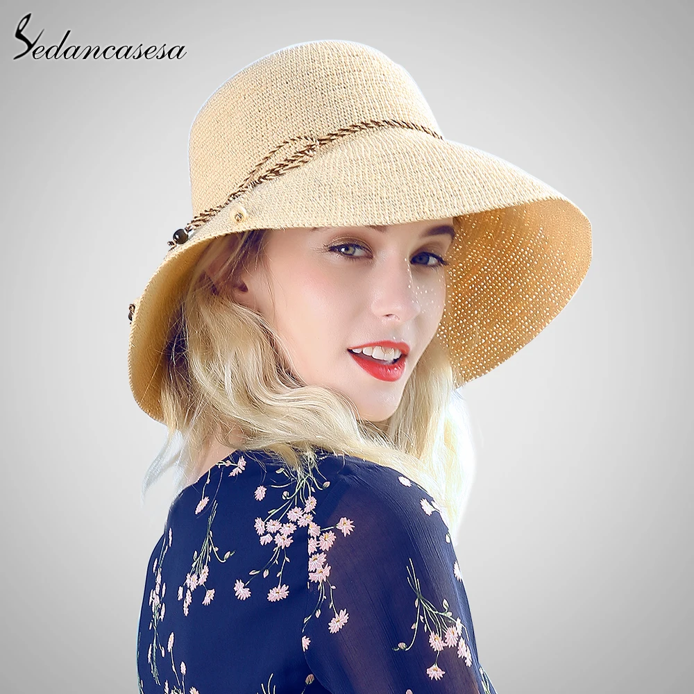cargando Walter Cunningham Locura Marca 2018 moda sombreros de Sol para las mujeres las señoras verano playa  amor paja rafia sombrero de alta calidad sombreros del ganchillo SW105112 -  AliExpress Accesorios para la ropa