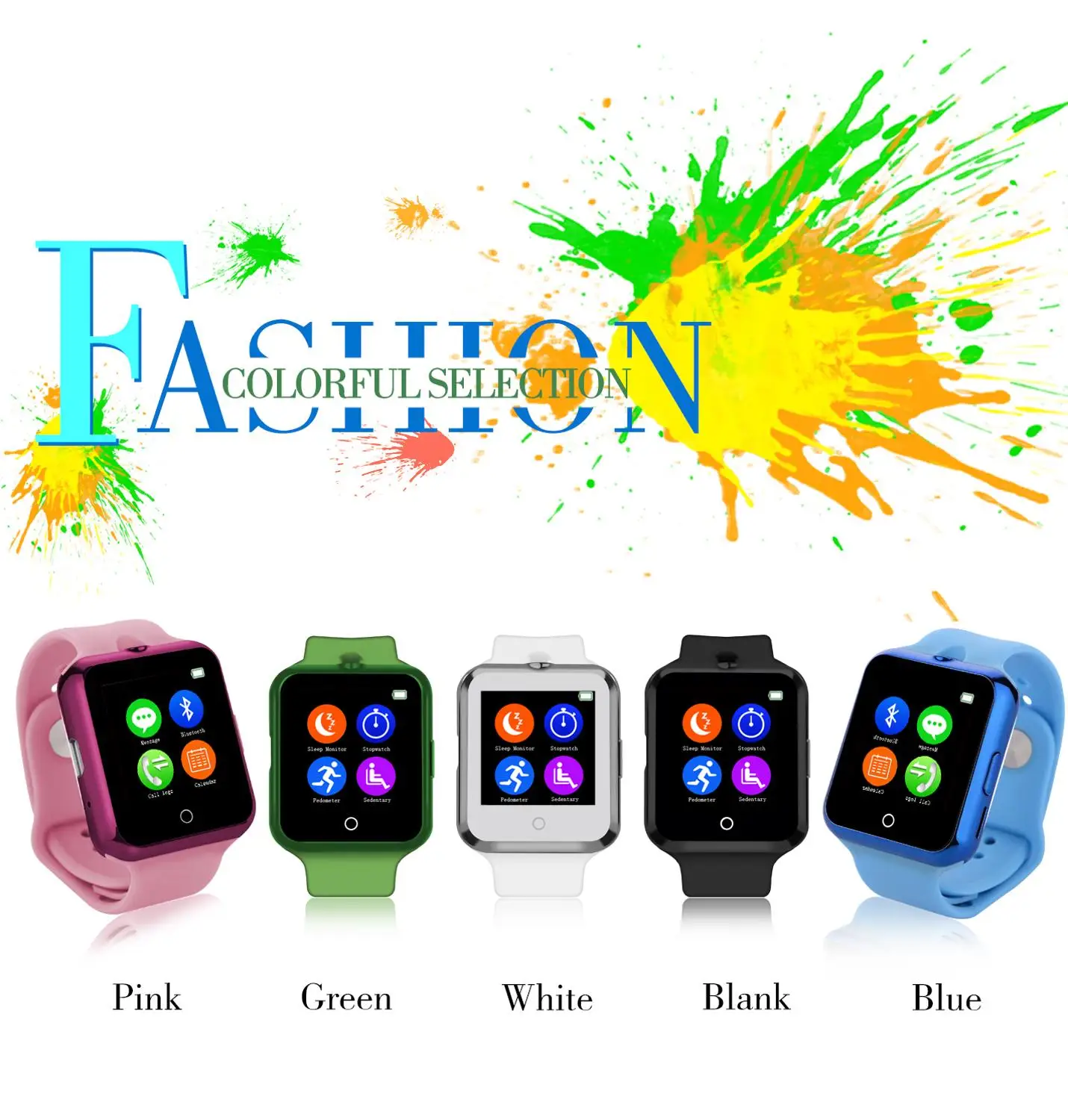 

Bluetooth Call Smart Watch For Android IOS Mobilephones Anti-lost Support 2G SIM TF Card Camera Smartwatch PK X6 Q18 DZ09