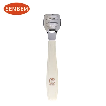 

SEMBEM Foot Care Pedicure Callus Shaver Hard Skin Remover Plastic Handle with 3 Blades Cuticle Corn Heel Shaver Rasp Cutter