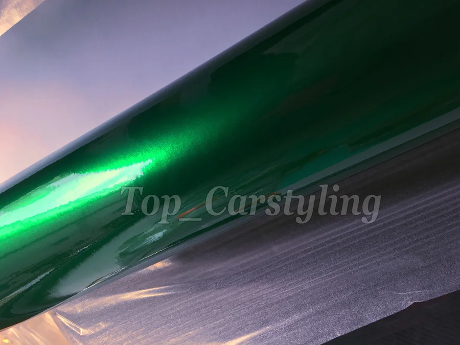 GLOSS CANDY METALLIC Green vinyl wrap car wrap styling  (3)