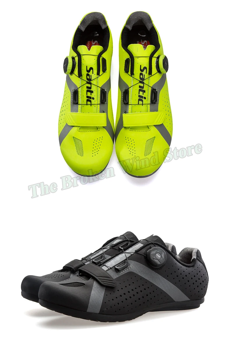 Santic/Модная дышащая обувь из искусственной кожи без замка обувь для горного велосипеда MTB обувь для велоспорта повседневная обувь для отдыха и путешествий размеры 39-45