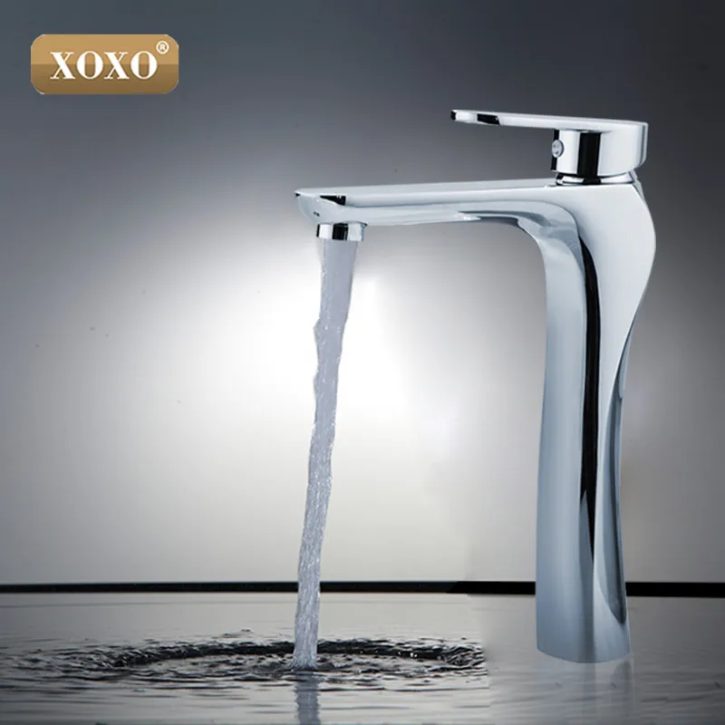 Preise XOXO Moderne Badezimmer Produkte Verchromt Heißes und Kaltes Wasser Waschbecken Wasserhahn Mixer, Einzigen Handgriff wasserhahn 83007