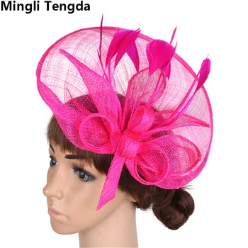 

Mingli Tengda New Wedding Hats For Brides Wedding Hats For Women Elegant Chapeau Femme Mariage Wedding Decoration Novias Fedora