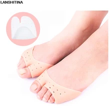 Прокладка гелевые вставки для обуви для ног биологическая обувь Стельки колодки большой корректор для пальцев ног выправление вальгусной деформации первого пальца стопы разделитель