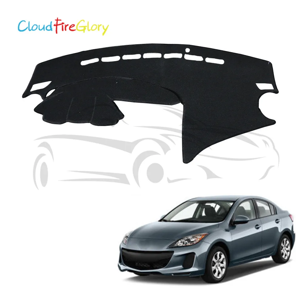 CloudFireGlory для Mazda 3 M3 BL 2009-2013 внутренний Авто приборной панели крышки Dashmat Даш Мат Pad козырек от солнца тире доска ковровые покрытия LHD