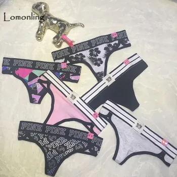 

Lomonling 2019 Direct Selling Real G-string Calcinha Panties Women Bursts Vs Comfortable Color Wide-edged Cotton Ladies Thong