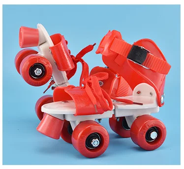 Высококачественные регулируемые детские роликовые коньки, двухрядные 4 колеса, обувь для катания на коньках, раздвижные роликовые коньки, обувь для скейтборда - Цвет: D
