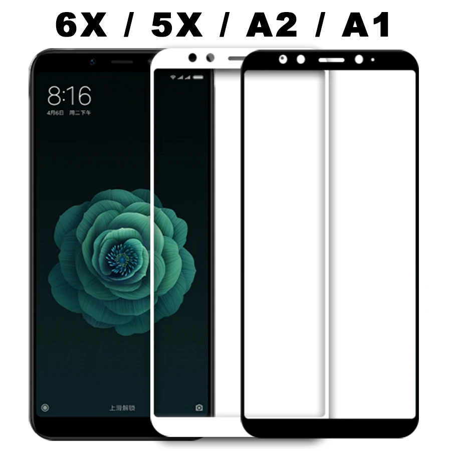 Защитное стекло для Xiaomi Mi 6X A2 Xiomi A1 на Ksiomi закаленное 5X Mia1 Mia2 6 X защитная пленка
