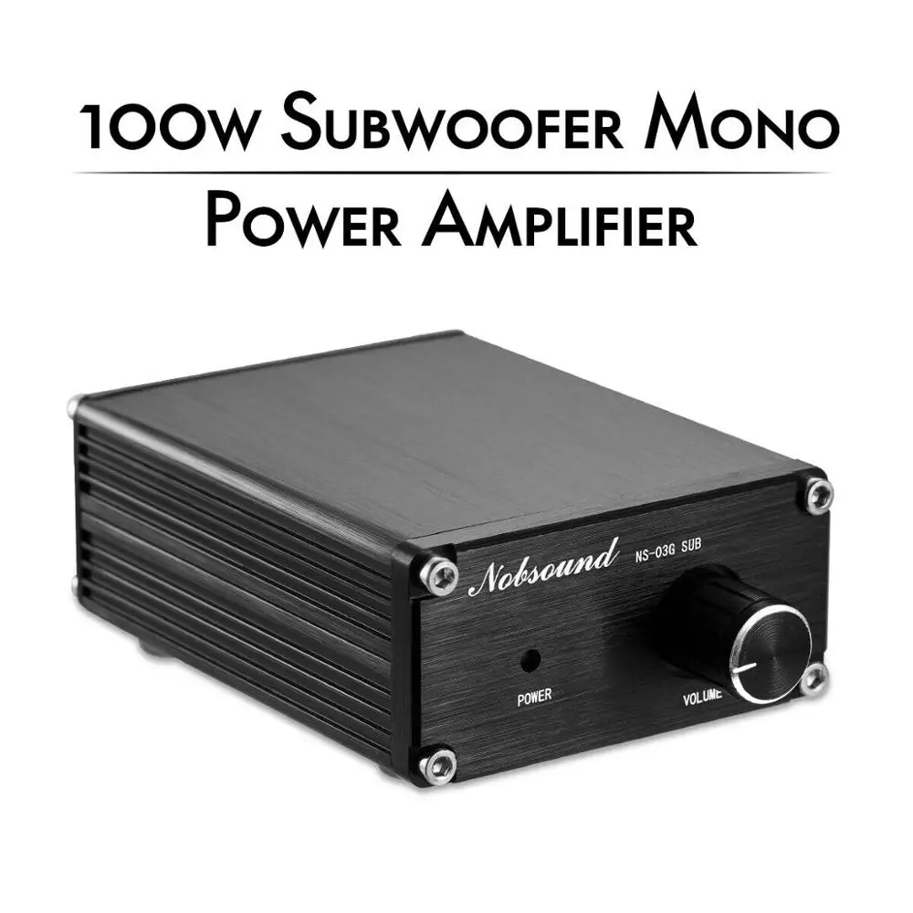 Nobsound Latest Mini 100W Subwoofer Power Amplifier Mono