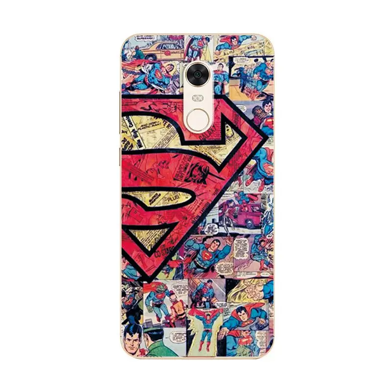 For Xiaomi Redmi 5 Plus TPU Case Cover on Redmi 5plus Bumper Novelty Captain America Painted Phone Case Coque For Xiaomi redmi 5
