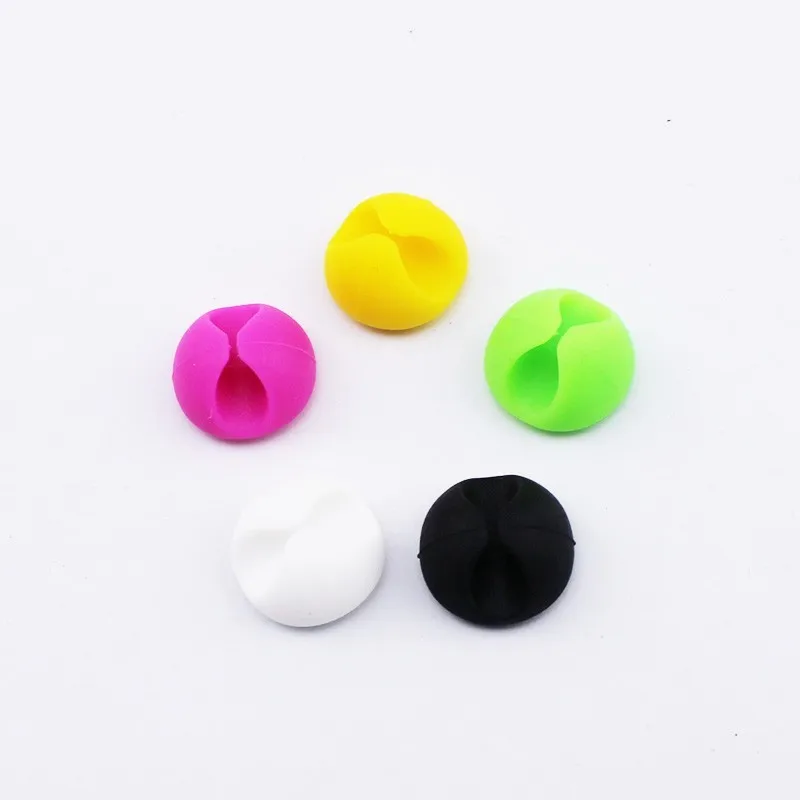150PCS lot Mix Colors font b Cable b font Wire Organizer font b Cable b font