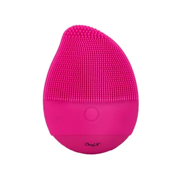 

Electric Facial Cleansing Silicone Face Washing Brush Vibration Skin Blackhead Remover Pore Cleaner Massage Beauty Facial Care