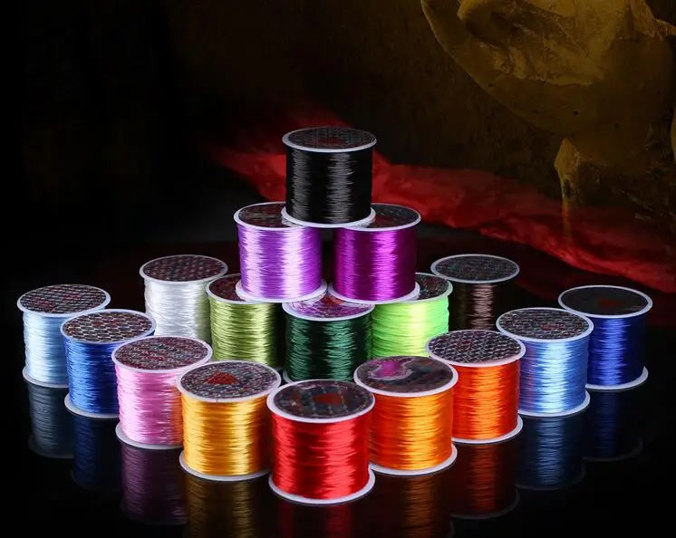 

1 Pcs 9 Solid Colors New Hot 2019 Bracelet Strong For Jewelry Thread Elastic String Handle Elastic Stretchy Making Cord Beading