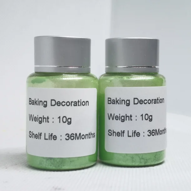 

20g Edible Light Green Glitter Powder Mousse Cake Fondant Macaron Chocolate Decoration Powder Pearl Powder Baking Color Dust