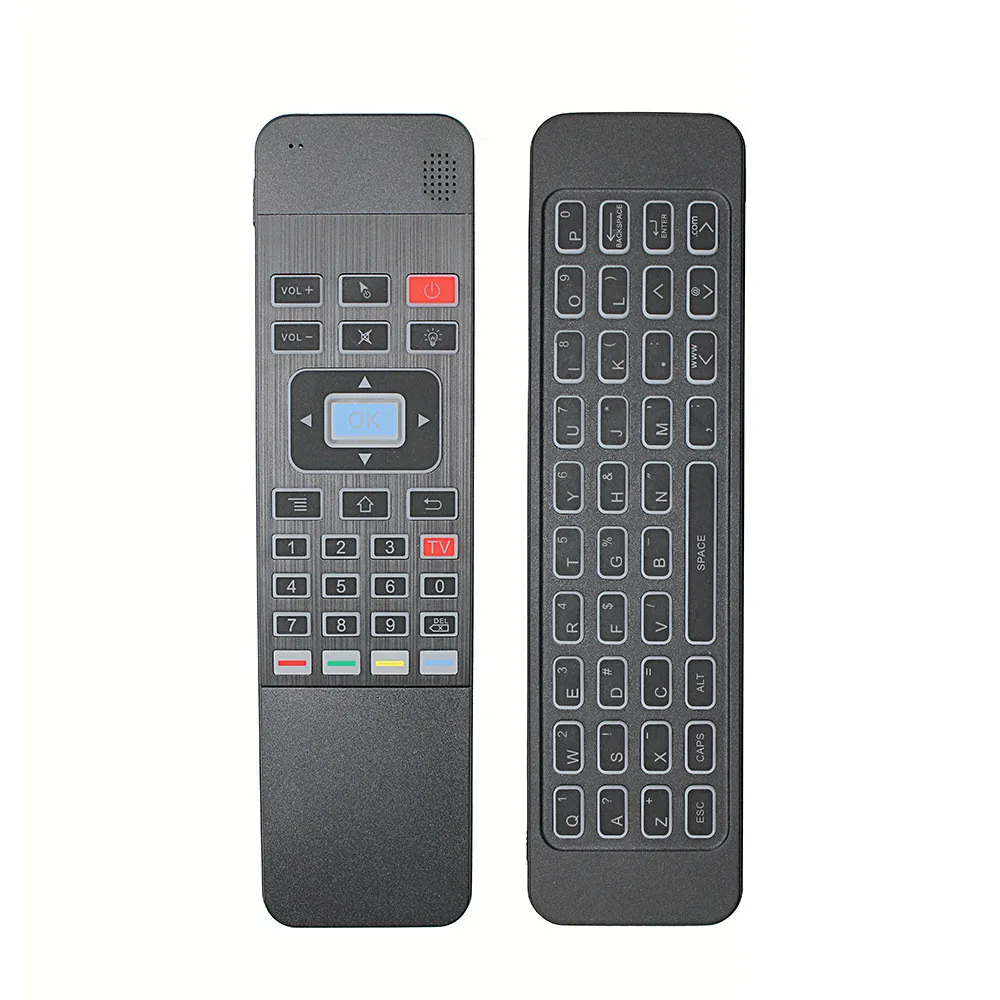 Беспроводная перезаряжаемая Клавиатура Fly Air Mouse 2 4 ГГц умный ИК обучающий пульт